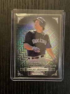 2012 Bowman Sterling Nolan Arenado Black Japan Fractors /25 Prospect Rockies - Picture 1 of 2