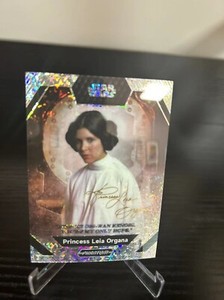 2023 KAKAWOW PHANTOM DISNEY STAR WARS SCRIPT ART AUTO /100 Princess Leia Organa