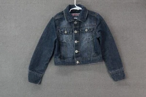 Squeeze Original Denim Button Jacket for Girls Size M (8) Dark Stone - Picture 1 of 5