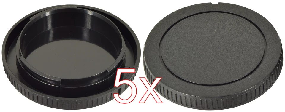 5 X Kamera Bodydeckel Minolta AF / Sony Alpha / LR 1000 Gehäusedeckel Body Cap D