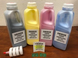 4 x Toner Refill for OKI C9650, C9650n, C9650dn, C9650hdn + 4 Chip (8984 - 81) - Picture 1 of 4