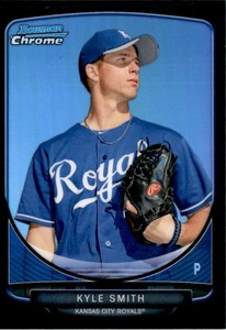 2013 Bowman Chrome Prospects Black Refractors #BCP205 Kyle Smith /15
