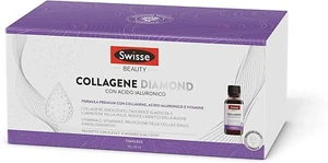 SWISSE - Collagene Diamond 10 flaconcini da 30ml con Acido Ialuronico - Foto 1 di 2