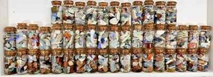 40 ct Premium Australian Coober Pedy Rough/Rubs Opals in Glass Bottles - Picture 1 of 11