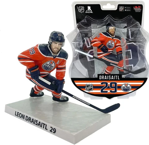 Leon Draisaitl Edmonton Oilers 2021-22 Unsigned Imports Dragon 6" Player Figure Cover