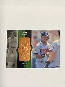 Carta Baseball 1998 SPx Finite Radiance Cleveland Indians #77 Manny Ramirez /9000 - Foto 1 di 2