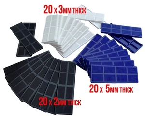 Linic Products Plastic Spacers/Packers/Shims, Assorted, Pack of 60. S7909C - Picture 1 of 2