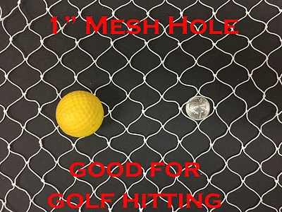 MNET 10Ft X 25Ft Sport Netting for Golf Hitting, Backstop, Hockey, La Crosse 258