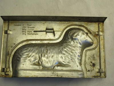Alte Backform Oster Lamm / Zenker - Bild 1 von 2