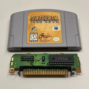 Duke Nukem: Zero Hour (Nintendo N64, 1999) Authentic Pins Cleaned TESTED - Picture 1 of 11