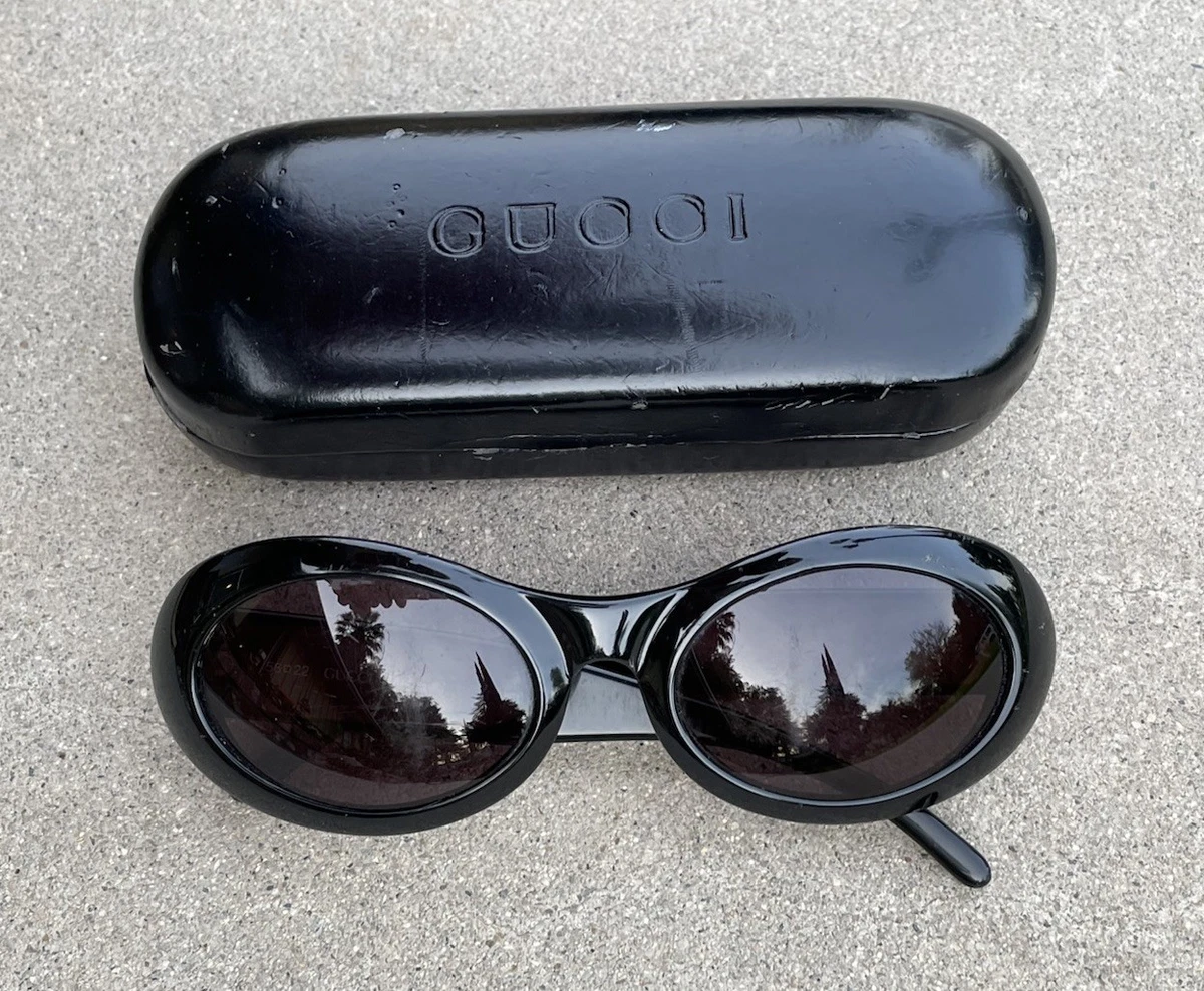 【美品】GUCCI　vintage sunglasses BLACK 保存袋 Sunglasses Gucci Black in Plastic - 34786246
