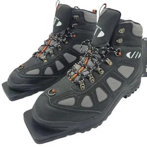 Whitewoods Cross Country Ski Boots EUR 42 US Men 10 US Women 9 Black New - Picture 1 of 12