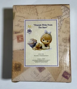 🚨 Precious Moments 25150/C0021 "Friends Write from the Start" Dog Girl Figurine - Picture 1 of 8