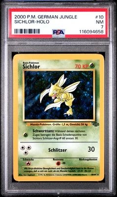 Sichlor-Holo Pokemon German Jungle 10 NM PSA NM 7 - Image 1 of 2