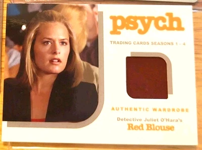 2013 Cryptozoic Psych Season 1-4 Juliet O'Hara M22 Costume/Wardrobe Card (album) - Image 1 of 3