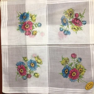 Vintage Taschentuch, neu, Damen Taschentuch, geblümt. - Bild 1 von 8