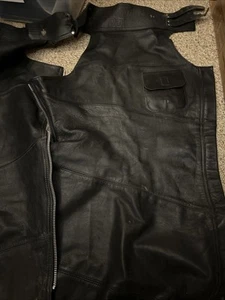 Harley Davidson Leather Chaps Women Size S #177 Inventory - Foto 1 di 4