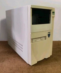 Computer Vintage Case ATX Retrogame X Pentium III 4  Motherboard ATX Case Floppy - Foto 1 di 8
