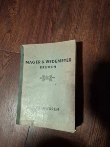 Katalog Mager & Wedemeyer Bremen Eisenwaren Buch Antik - Bild 1 von 1