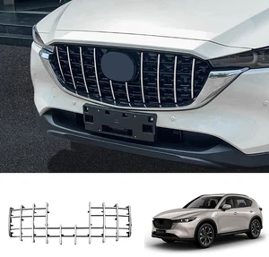 For 2022-2025 Mazda CX-5 ABS Chrome Front Grill Mesh Grille Cover Trim Strip L - Bild 1 von 8