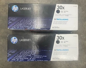 Qty 2 - HP 30X Black CF230X OEM Toner For M203 MFP M227 Sealed New NIB - Picture 1 of 6