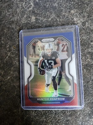 2020 Panini Prizm Red White Blue Hunter Renfrow Card# 134 - Image 1 of 2