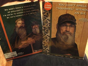 Lote #2 Nuevas 4 Carpetas de Suministros Escolares Valores Dinastía Pato Jase Willie Phil Si RedNk - Imagen 1 de 6