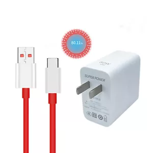 Adattatore caricabatterie rapido 80 W tipo C linea cavo adattatore di alimentazione per OnePlus 10 Pro curvatura - Foto 1 di 10