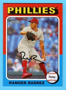 Ranger Suarez 2024 Topps Heritage High Number #685 Image Variation Phillies #4 - Picture 1 of 2