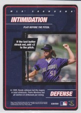 2000 MLB Showdown Unlimited Strategy #S38 Randy Johnson Intimidation