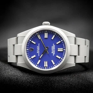 Rolex Oyster Perpetual 124300 Purple Dial with Gray PVD Coating - Picture 1 of 12