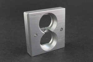 20mm HIFI Wall Plate US AC Power Outlet Receptacle Socket Cover Board 8.6x8.6cm - Picture 1 of 3