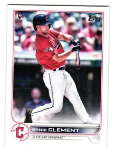 2022 Topps # 71 Ernie Clement Cleveland Guardians Rookie - Picture 1 of 2