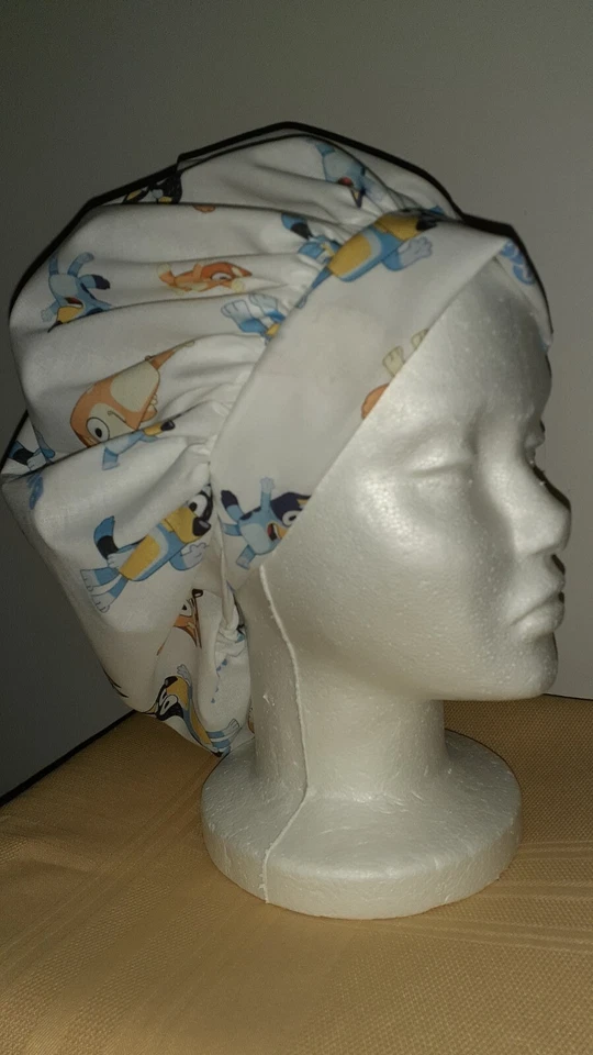 BLUEY Medical Surgical Bouffant Scrub Hat SIZE MEDIUM - Image 1 of 1