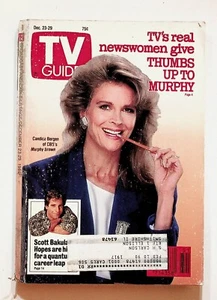1989 December 23 TV Guide Magazine Western Illinois Edition Candice Bergen - Picture 1 of 4