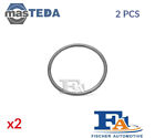2x FISCHER EXHAUST PIPE GASKET 131-961 G FOR FORD MONDEO III 2L,2.2L