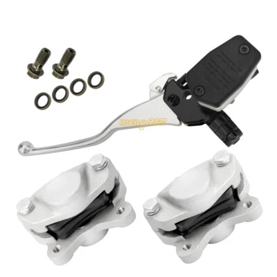 Pinzas de freno delanteras y cilindro maestro para Arctic Cat ATV 250 300 375 400 500 Foto 1 de 4