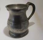 Vintage Pewter One Pint Tankard C 1930s With Touch Mark..great Britain