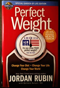 Perfect Weight America by Jordan Rubin (2008, Hardcover with Dust Jacket) - Imagen 1 de 9