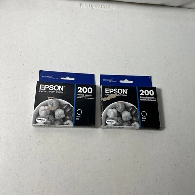 Cartucho de tinta Epson T200120S DURABrite Ultra - negro EXP 10/2025 nuevo lote de 2 Foto 1 de 2