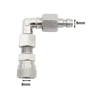 PCP-Paintball DIY 90° Swivel Quick Disconnect Release Fitting Adapter - Picture 1 of 10