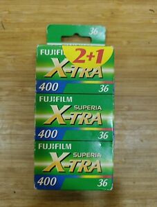 2x Fujifilm Superia X-TRA 400 35mm 36 exposure Colour Expired Film New Old Stock