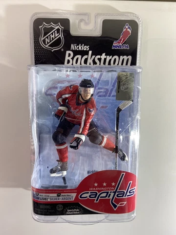 Nicklas Backstrom Red Jersey Washington Capitals Series 25 NHL McFarlane Figure Cover