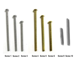 Tornillo(s) adicional(es) Pushka Home para perillas de puerta de armario cerámica cristal granito  - Imagen 1 de 1