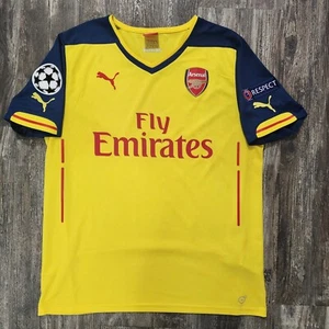 Camiseta de fútbol visitante Puma Arsenal 2015 Alexis Sánchez hombre L Inglaterra Londres Chile - Imagen 1 de 14