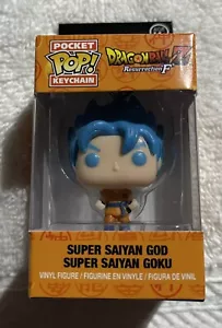 Funko Dragon Ball Z Super Saiyan God Goku Blu Pocket Pop Portachiavi Anime DBZ 🔥 - Foto 1 di 3