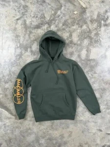 Mac Miller TAKE A LITTLE TIME HEAVYWEIGHT GREEN HOODIE Size Small (HM3) - Picture 1 of 5