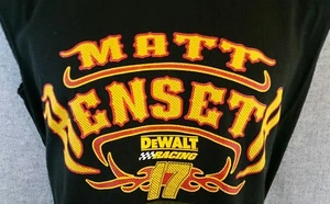 T-shirt senza maniche Matt Kenseth #17 NASCAR media nera cotone Chase autentica   - Foto 1 di 5