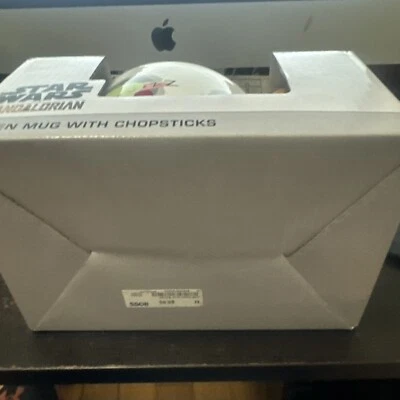 STAR WARS МАНДАЛОРСКИЙ BABY YODA РЕБЕНОК РАМЭН ЧАША КРУЖКА ПАЛОЧКИ ДЛЯ ЕДЫ НОВЫЙ - Изображение 1 из 4