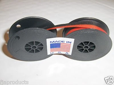 JC PENNY Penncrest Caravelle 10 Caravelle 12 Typewriter Ribbon Black and Red Twin Spool